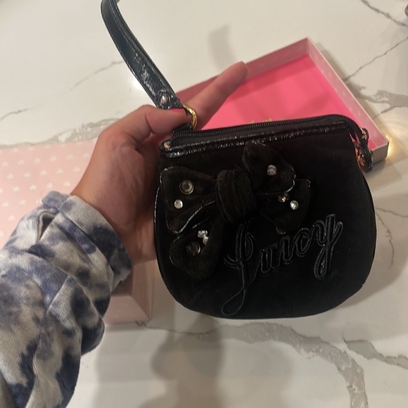 Y2K Vintage Juicy Wristlet-Bow Rhinestone - Picture 5 of 8